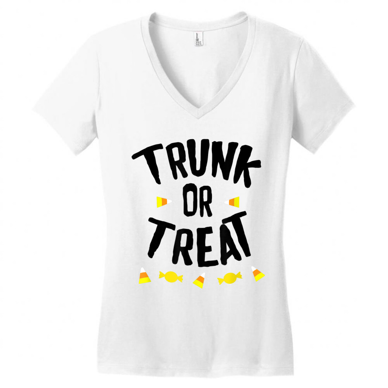 Christian Halloween Trunk Or Treat Church Women's V-Neck T-Shirt by ShelleyDoppelmayr | Artistshot