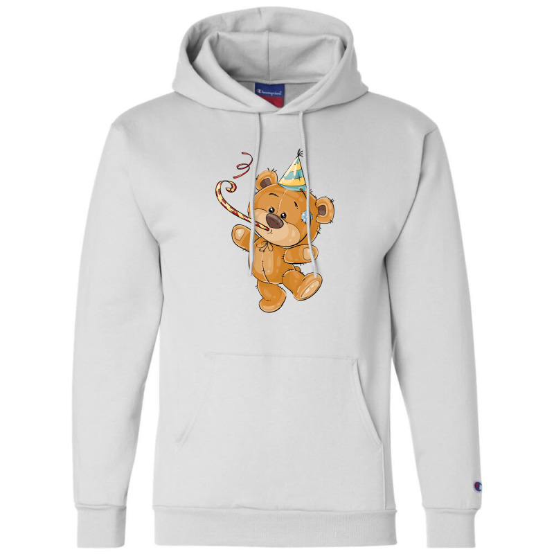 Birtday Bear Champion Hoodie by creaker | Artistshot