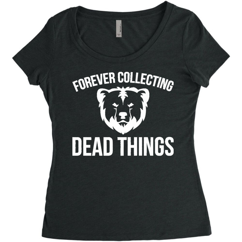 Forever Collecting Bear Taxidermy Mounts Taxidermist Hunter Premium Women's Triblend Scoop T-shirt by JilmarM.Perez | Artistshot