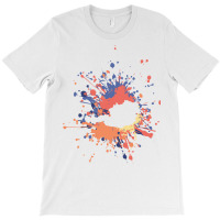 Austria Paint Splash T  Shirt Beautiful Austria Color Splash T  Shirt T-shirt | Artistshot