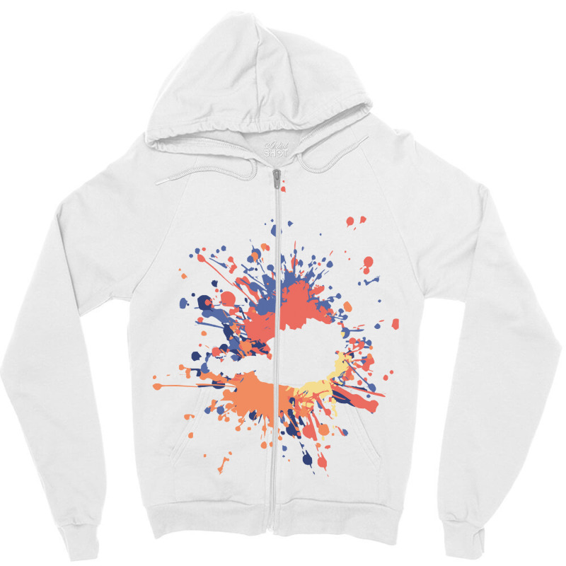 Austria Paint Splash T  Shirt Beautiful Austria Color Splash T  Shirt Zipper Hoodie by pumpkinslanguid | Artistshot