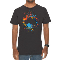 Australia Paint Splash T  Shirt Beautiful Australia Color Splash T  Sh Vintage T-shirt | Artistshot