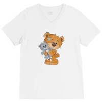 Cute Bear V-neck Tee | Artistshot