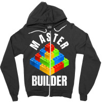 Master Builder Building Blocks Brick Builders Toys Gift Zipper Hoodie | Artistshot