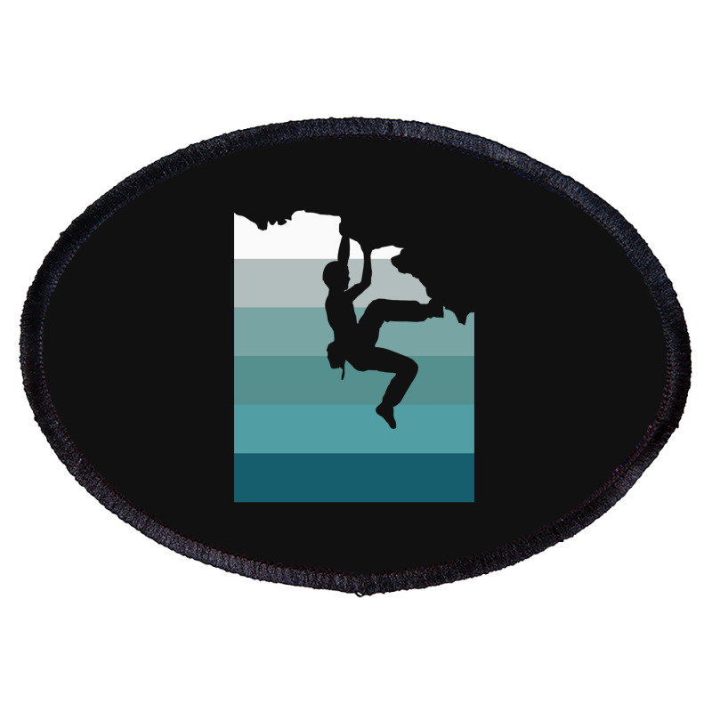 Climbing Bouldering Oval Patch | Artistshot