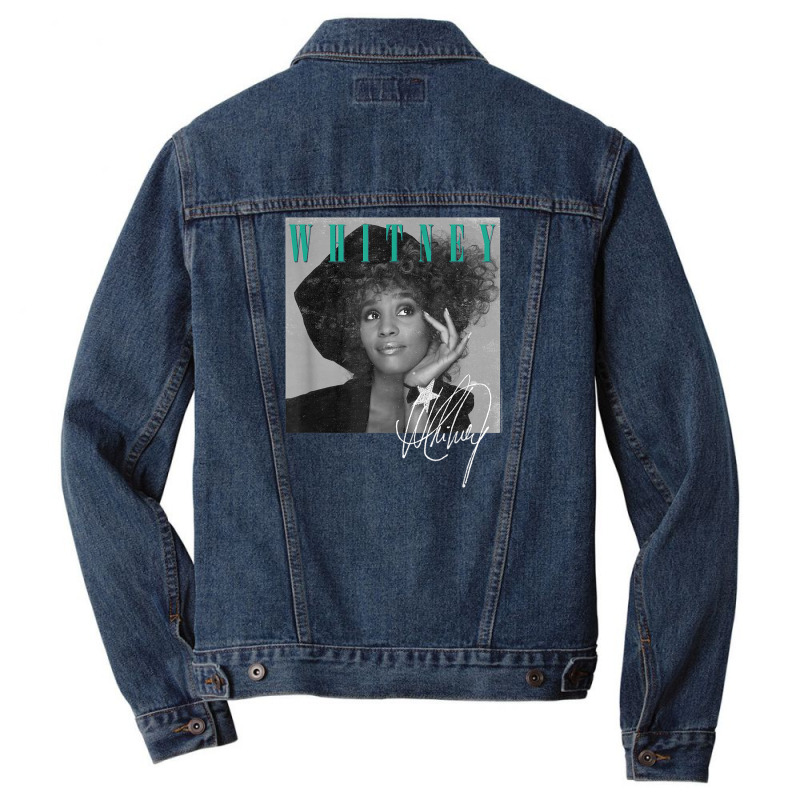 Whitney Houston Shooting Star Men Denim Jacket | Artistshot