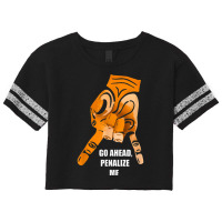 Go Ahead Penalize Me Upside Down Horns Oklahoma Tee Scorecard Crop Tee | Artistshot