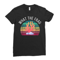 What The Frag Funny Saltwater Coral Reef Aquarium Aquarist Ladies Fitted T-shirt | Artistshot