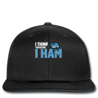 I Think Therefore I Ham Amateur Ham Radio T Shirt Printed Hat | Artistshot