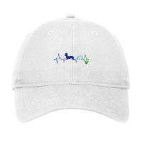 Dandie Dinmont Terrier   Dandie Dinmont Terrier Colorful Heartb Adjustable Cap | Artistshot