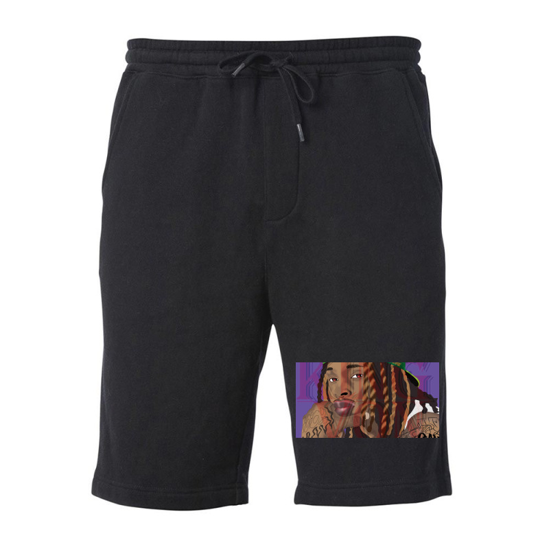 Cartoon Music Kingvon Fleece Short | Artistshot