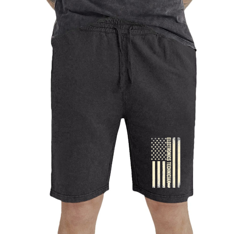 Usa Flag Technician Proud American Electronics Technician Premium Vintage Short by TROYHADLEYTRAVIS | Artistshot