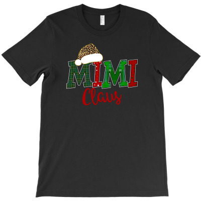 Mimi Claus Plaid And Polkadot For Dark T-shirt Designed By Zeynep Utlu