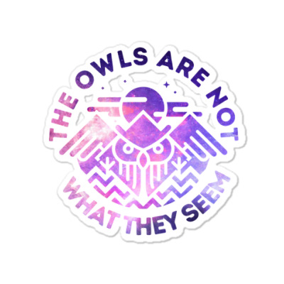The Owls Are Not What They Seem Sticker Designed By Blackheart