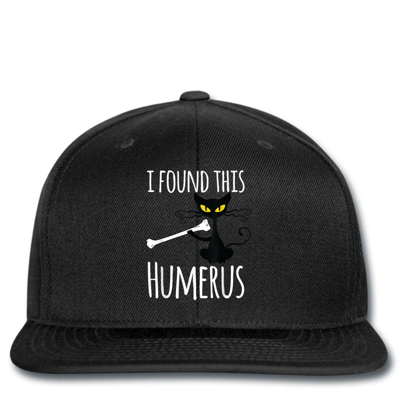 I Found This Humerus Funny Cat Halloween Costume Printed Hat | Artistshot