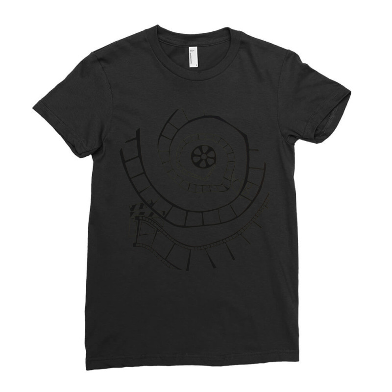 Film Reel Spiral Ladies Fitted T-Shirt by SamaraMcCullou | Artistshot