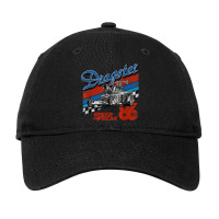 Retro Dragster Racing Stripe Hot Rod Car Race Adjustable Cap | Artistshot