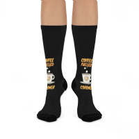 Coffee Fueled Coroner Crew Socks | Artistshot