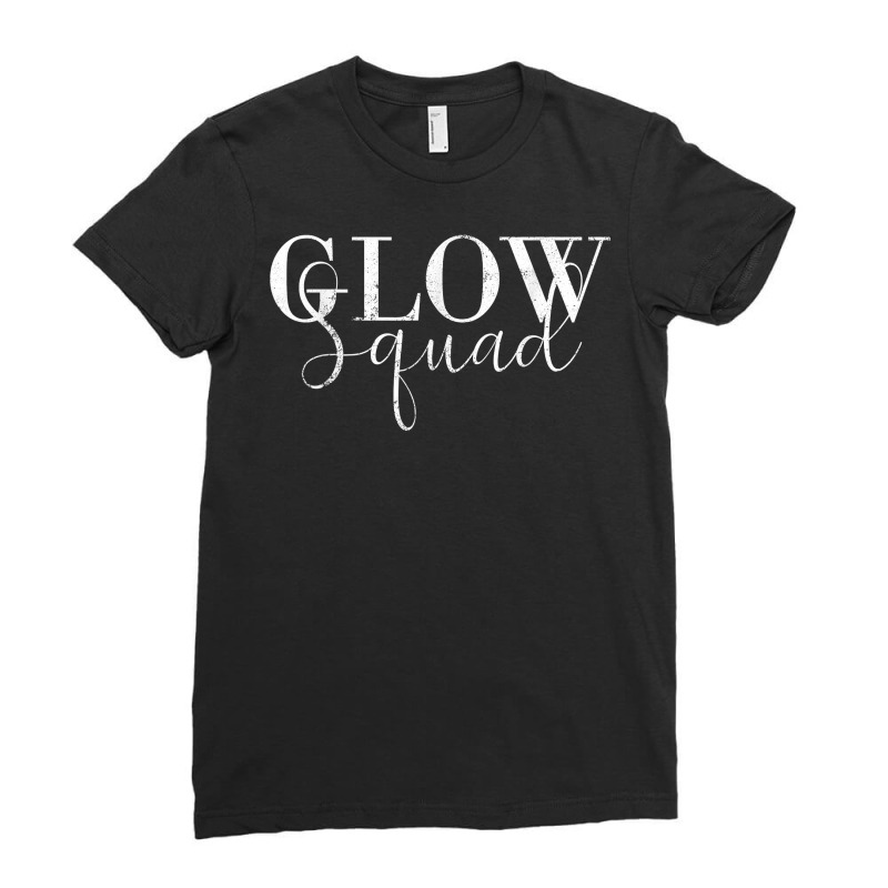 Vintage Glow Squad Facialist Glowing Skin Esthetician Glow T Shirt Ladies Fitted T-shirt | Artistshot