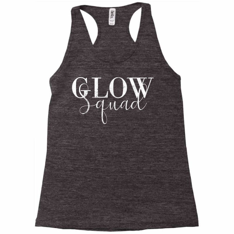 Vintage Glow Squad Facialist Glowing Skin Esthetician Glow T Shirt Racerback Tank | Artistshot