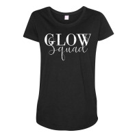 Vintage Glow Squad Facialist Glowing Skin Esthetician Glow T Shirt Maternity Scoop Neck T-shirt | Artistshot