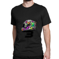 Daniel Ricciardo - 2020 Helmet Number 3 Classic T-shirt | Artistshot