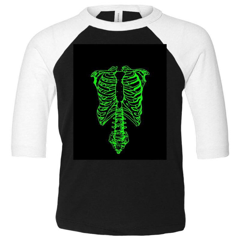 Spinal Tap Nigel's Green Skeleton Toddler 3/4 Sleeve Tee | Artistshot