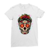 Frida Calavera Ladies Fitted T-shirt | Artistshot