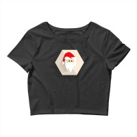 Minimal Santa Claus Crop Top | Artistshot