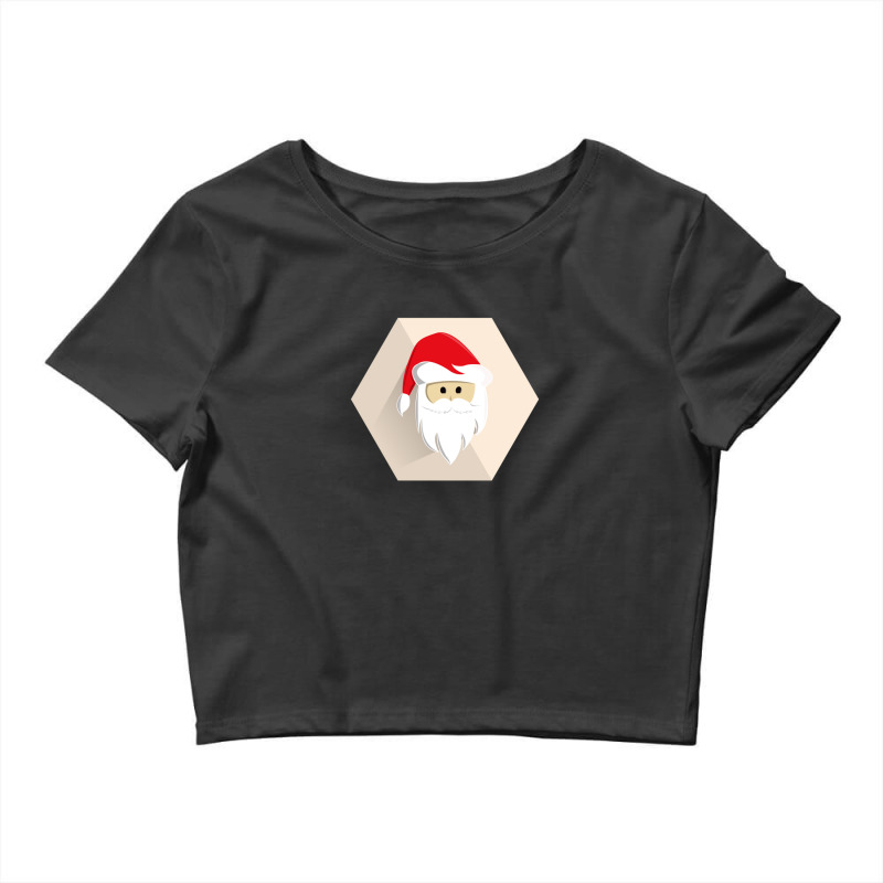 Minimal Santa Claus Crop Top by ErikaCharles | Artistshot