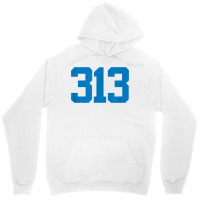 Detroit 313 Area Code   Grit   Sports Fan   Detroiter Fan T Shirt Unisex Hoodie | Artistshot