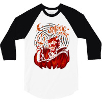 Satanic Panic Creepy Devil 3/4 Sleeve Shirt | Artistshot