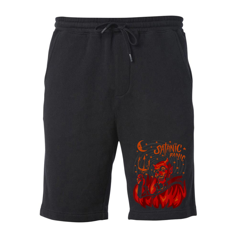 Satanic Panic Creepy Devil Fleece Short by JaronKennedy | Artistshot