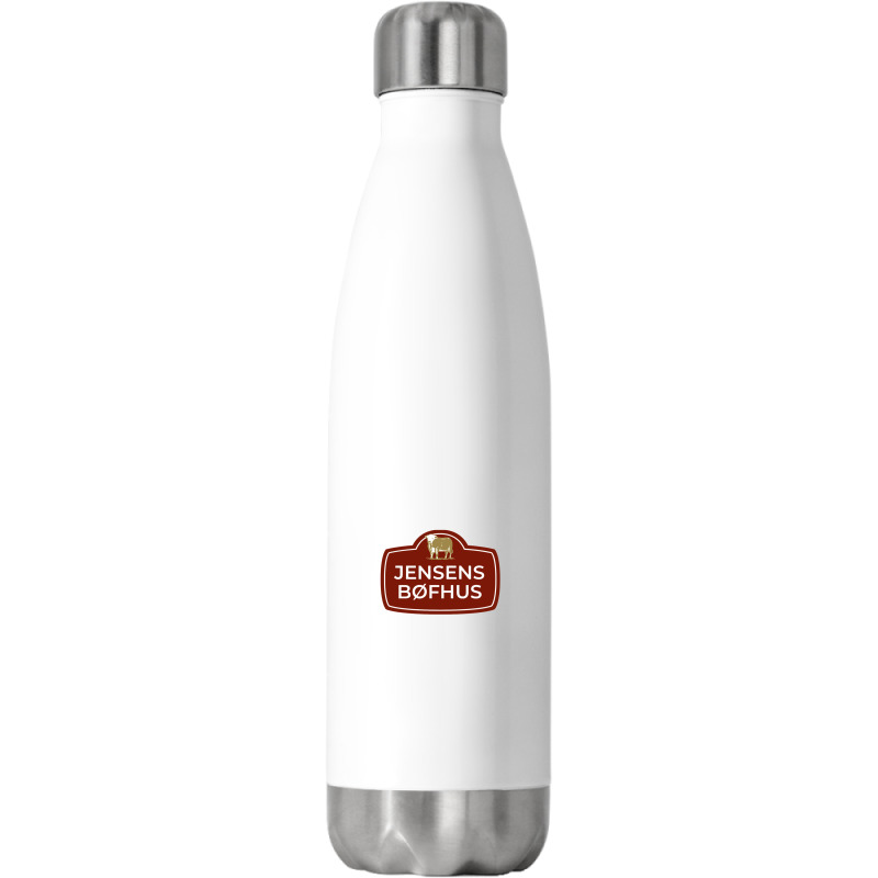 Jensen's Bøfhus Resto Stainless Steel Water Bottle | Artistshot