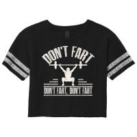 Don't Fart Funny Fitness Gym Workout Weights Squat Scorecard Crop Tee | Artistshot