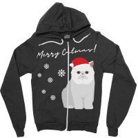 Exotic Shorthair Cat Merry Catmas Christmas Cat Lovers Pullover Hoodie Zipper Hoodie | Artistshot