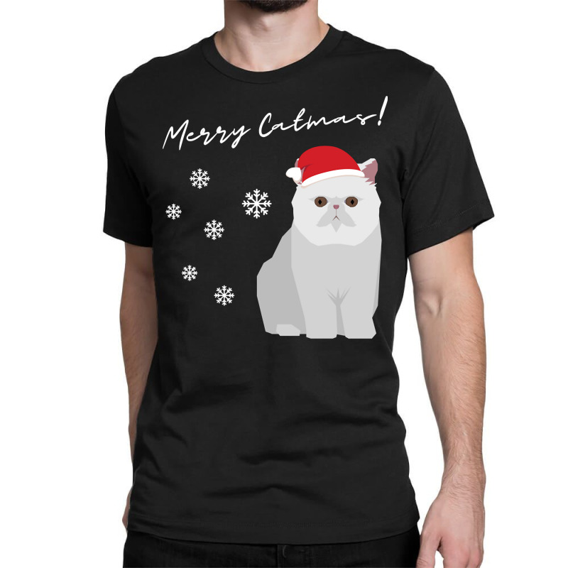 Exotic Shorthair Cat Merry Catmas Christmas Cat Lovers Pullover Hoodie Classic T-shirt by keishawnredner | Artistshot