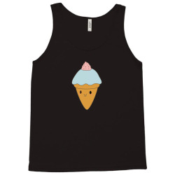 blue ice cream cone is kawaii Tank Top | Artistshot