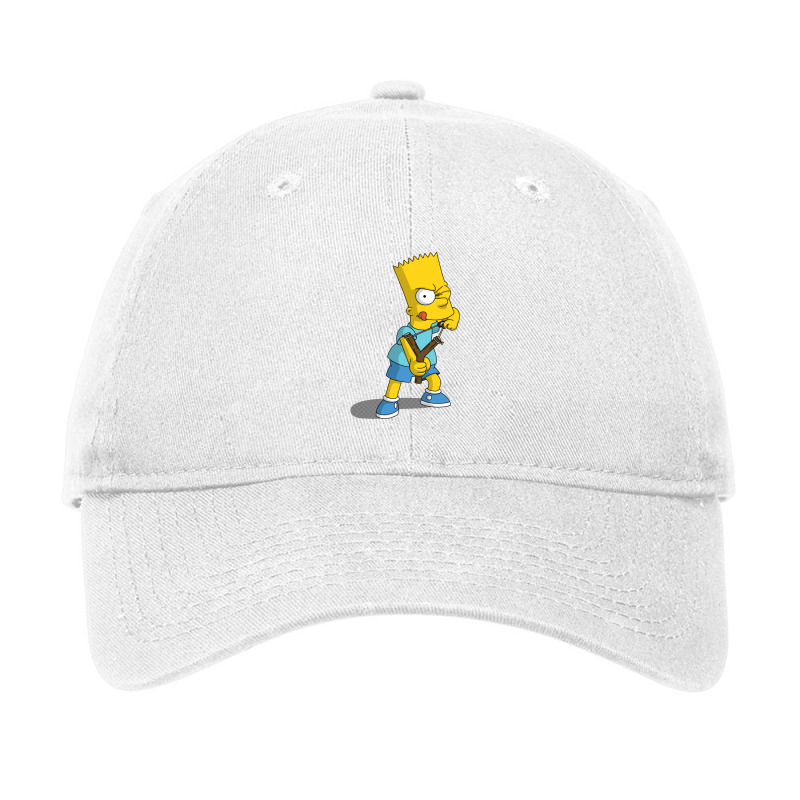 Bart Simpson's Slingshot Adjustable Cap | Artistshot