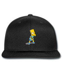 Bart Simpson's Slingshot Printed Hat | Artistshot