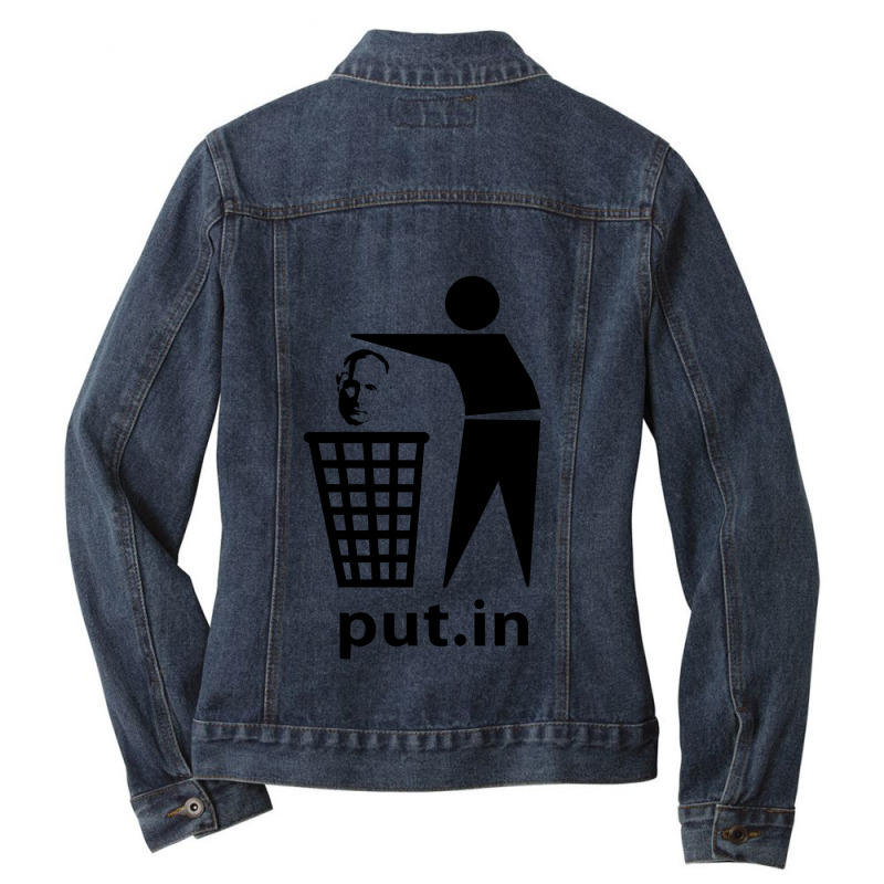 Put.in Trash Ladies Denim Jacket by MichelleLeitch | Artistshot