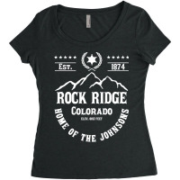 Rock Ridge Colorado Women's Triblend Scoop T-shirt | Artistshot