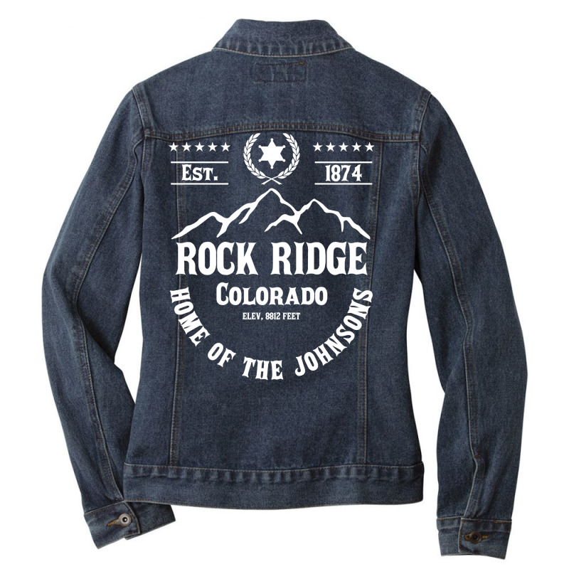 Rock Ridge Colorado Ladies Denim Jacket by MichelleLeitch | Artistshot