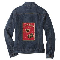 La Petite Fabrique - Retro Design Ladies Denim Jacket | Artistshot