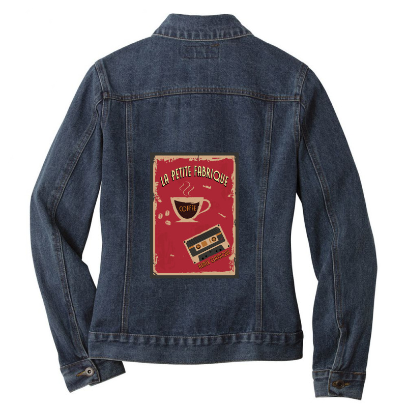 La Petite Fabrique - Retro Design Ladies Denim Jacket by ElviaGarcia | Artistshot