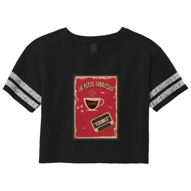 La Petite Fabrique - Retro Design Scorecard Crop Tee by ElviaGarcia | Artistshot