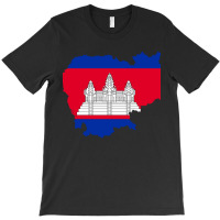 Flag Map Of Cambodia T-shirt | Artistshot