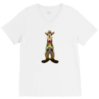 Goofy V-neck Tee | Artistshot