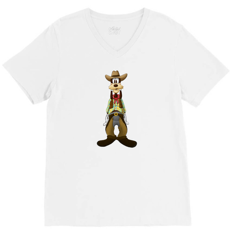 Goofy V-neck Tee | Artistshot