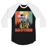 Big Brother Trex Dinosaur 3/4 Sleeve Shirt | Artistshot